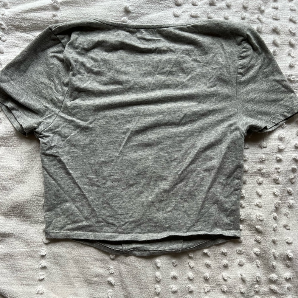 Grey PacSun Square-Neck Tee - Picture 2 of 3